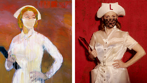marthajefferson:  Julianne Moore as “Famous Works of Art” by Peter Linderbergh
