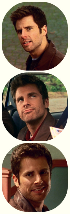 Psych, S1E1 “International Pilot” (2006)Shawn Spencer face porn.