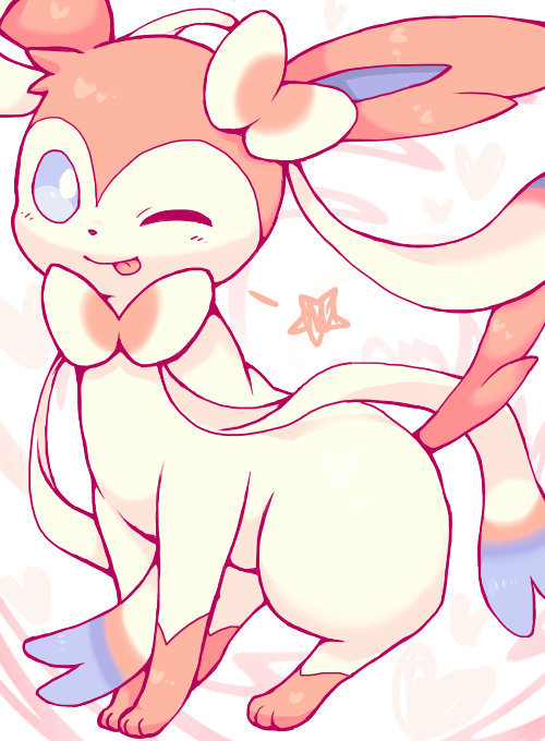 tales-of-eeveelution:  ニンフィアさん by もちまる