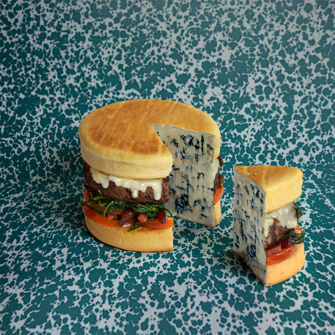 foodrepublic:  This wild burger art is actually edible. 