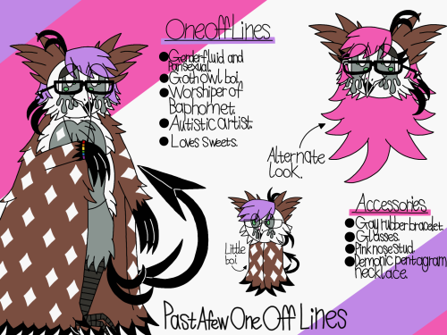 Decided To Redesign My Owl Fursona, Or Should I Say Feathersona? I Don't Know.