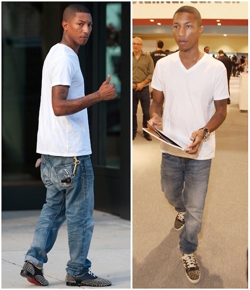 Celebrity Feet: Pharrell – Christian Louboutin – Louis Sneaker
