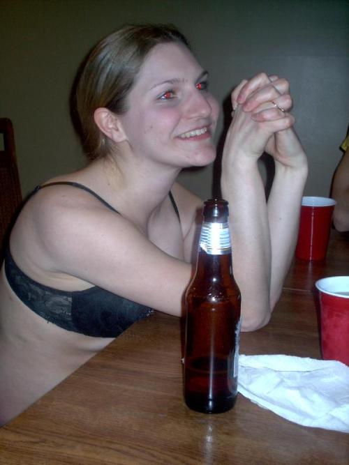 stripgamefan:A girl in a rather amazing bra plays strip poker in the middle of someone’s birthday pa