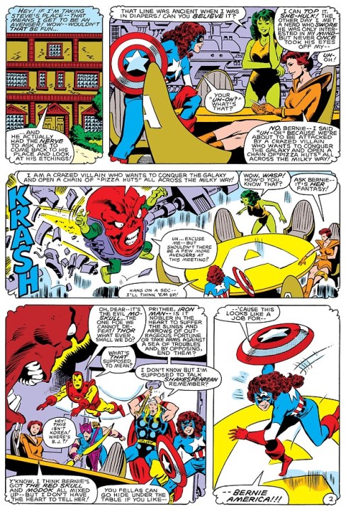 starspangledshitpost:Captain America No. 289, 1984This is legitimately the best thing that’s ever be