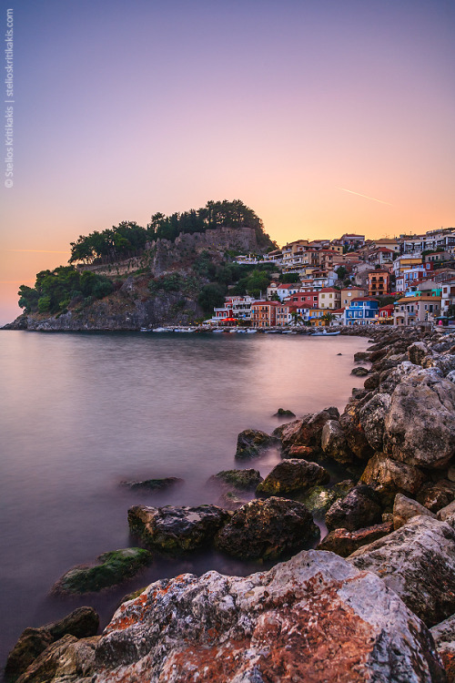 thisismygreece:This is my Greece | The harbour of Parga a town located in the northwestern part of t