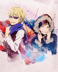 shizacchi:  Fangirl Challenge: 1/? otps/favorite pairings  Shizuo x Izaya (Shizaya)  