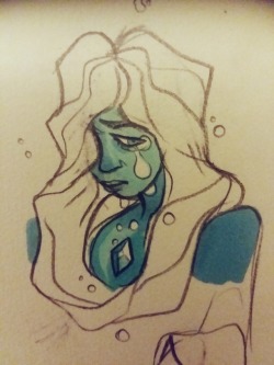 hormetthecorb:Doodles of blue diamond.