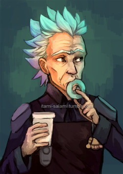 itami-salami:  how do you stop drawing cop rick   ★ COMMISSIONS ★ Redbubble  