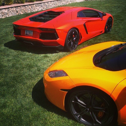 More from today! #Lamborghini #aventador #McLaren #Mp412c