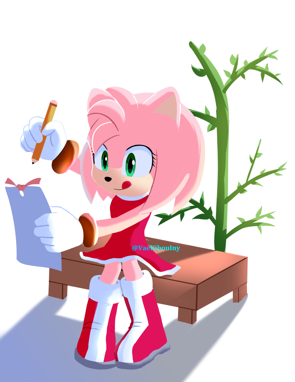 Custom / Edited - Sonic the Hedgehog Customs - Amy Rose (Sonic 3