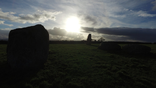 ‘Long Meg and her Daughters’ Stone Circle, Penrith, Cumbria, 4.2.17. Some lovely long sh