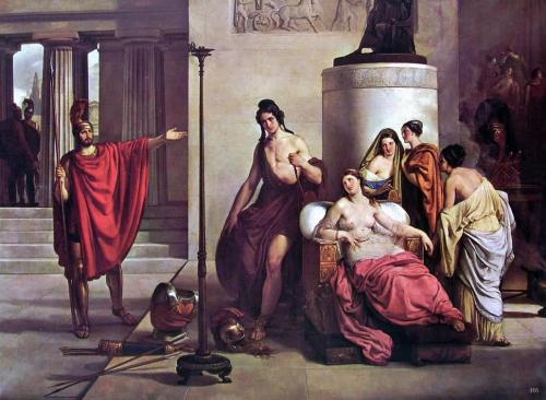 whatshouldwecallhomer:thepythagorian:hadrian6:Ulysses Discovers Achilles Among the Daughters of Nico