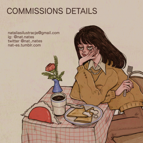 Commissions are open! Here’s some information about my commissions. If you have any questions 