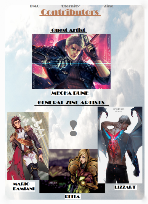 dmc-eternity-zine: Say Hello to the full list of DMC ‘Eternity’ Zine Contributors that w