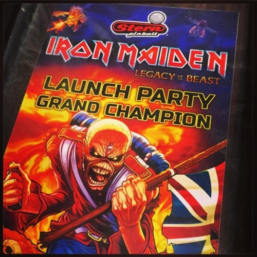 Hey #ottawa - check out our @ottawapinball @ironmaiden LEGACY OF THE BEAST launch party on Wednesday