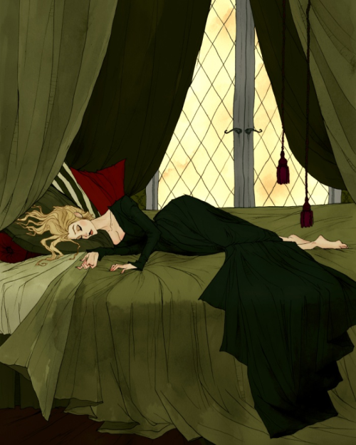 ex0skeletay:  The Little Mermaid Beauty and the BeastSleeping BeautyLittle Red Riding Hoodby Abigail Larson 