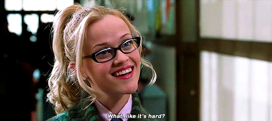 tvfilm: I’m sorry, are you here to see me?No, silly! I go here.Legally Blonde (2001)