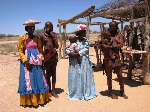 Herero Women in Traditional Costume