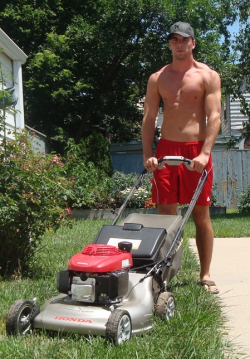 bromoatl:  The lawn guy came in looking for