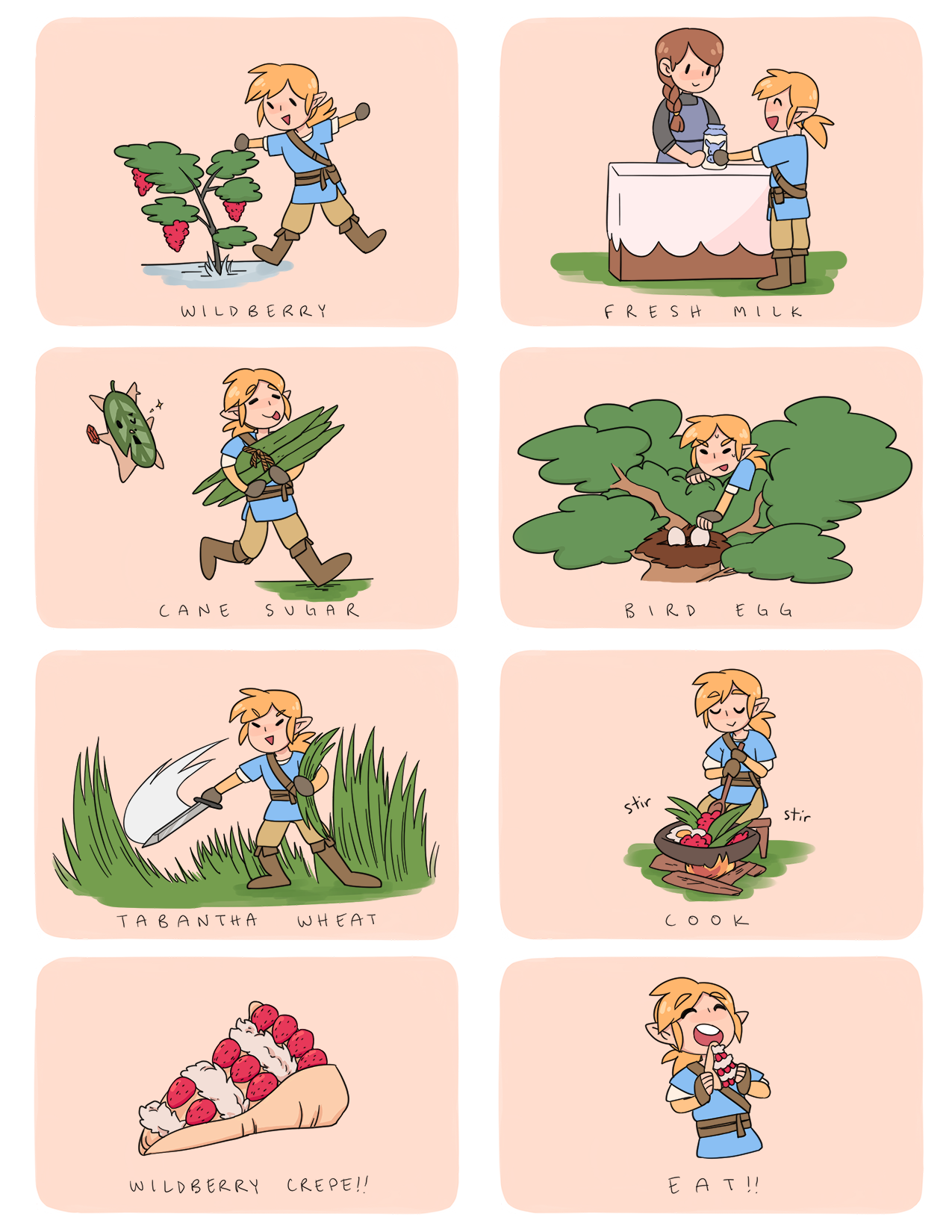 HYRULE Taste of the Wild DIGITAL ZINE Zelda Botw Breath of 