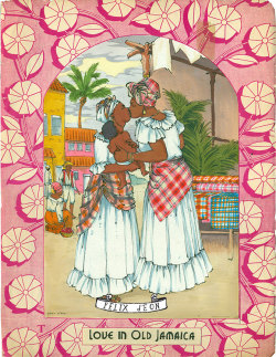 felixdeon:  **Love in Old Jamaica**A limited edition print available in my Etsy Store. Click HERE. 