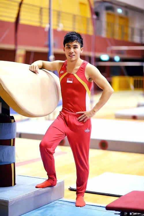 jackdsg:  Because Hoe Wah Toon, Singapore’s gymnast, is so cute. 