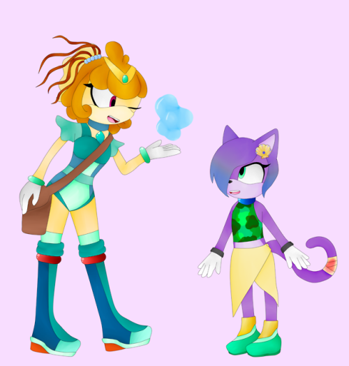 My Sonic Ocs Cordelia And Layla