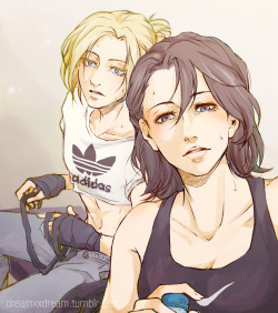dreamxxdream: workout buddies! (I originally planned to finish this for ship acceptance day but when do my plans ever work out and it’s not exactly shippy anyway…. I hope everyone who requested them is still satisfied) 