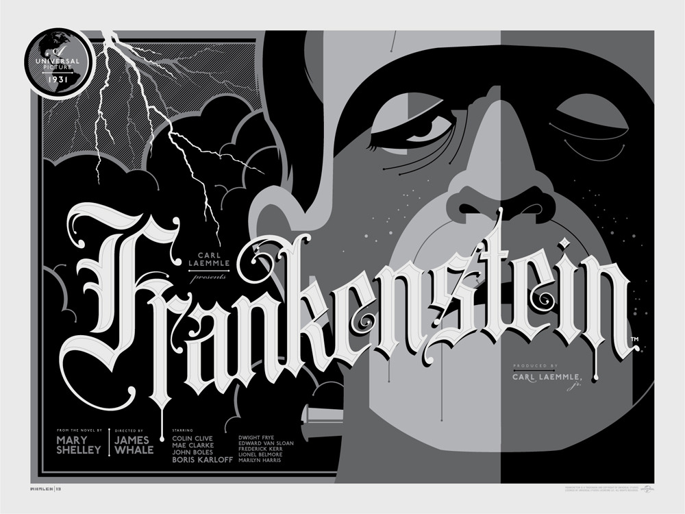 geek-art:  Geek-Art.net Booh ! The awesome Monsters series by Tom Whalen ! More