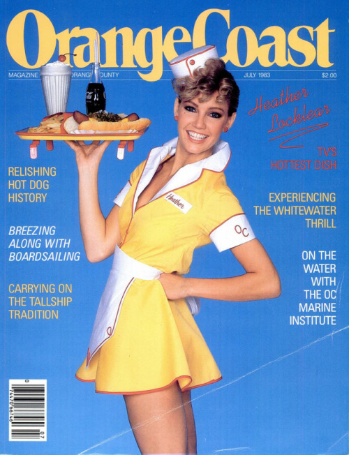 fycharliesangels:80′s Ladies on the cover of Orange Coast Magazine.