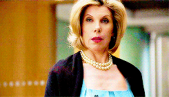  make me choose: Diane Lockhart or Alicia Florrick   Diane Lockhart because Alicia