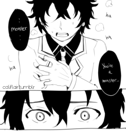 califlair:  A quick comic with Michirou headcanons!