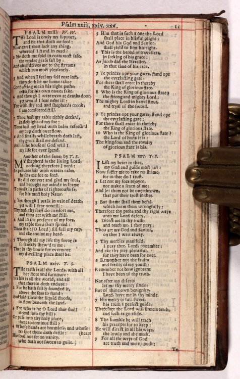 Biblia Sacra - Joan Blaeu Amsterdam 1651 bound with The whole book of Psalms London 1652