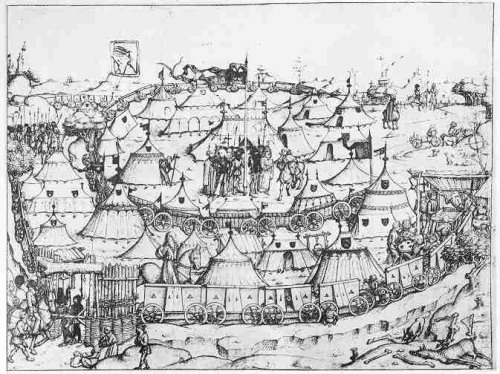 Wagenburg Tactics and the Hussite War Wagon,In the early 15th century a Bohemian (Czech) priest name