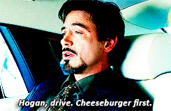 fishcustardandthecumberbeast:theironman:Tony Stark + Food  See? He eats ALL THE