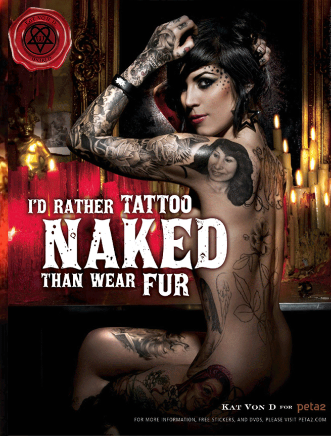 I'd rather tattoo wear fur” - Von...