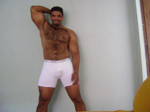 tastyblkman:  Hairy Hottie..  
