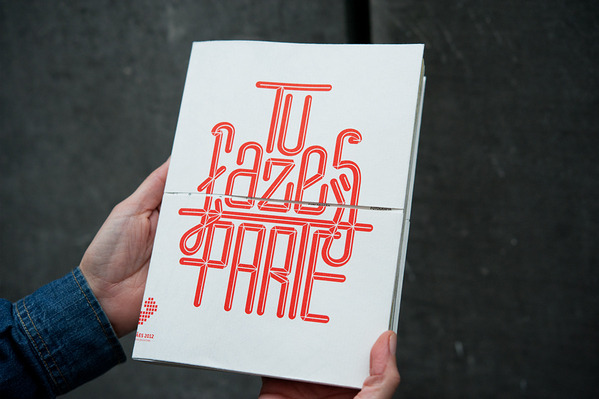 type-lover:  European capital of culture programme bookby Atelier Martino&amp;Jaña