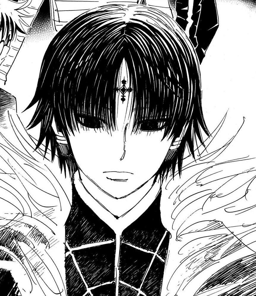 Featured image of post Chrollo Hair Down He suddenly felt his back begin to sting harshly