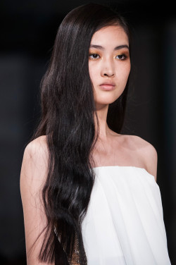 Jing Wen at Genny ss14 - Milan