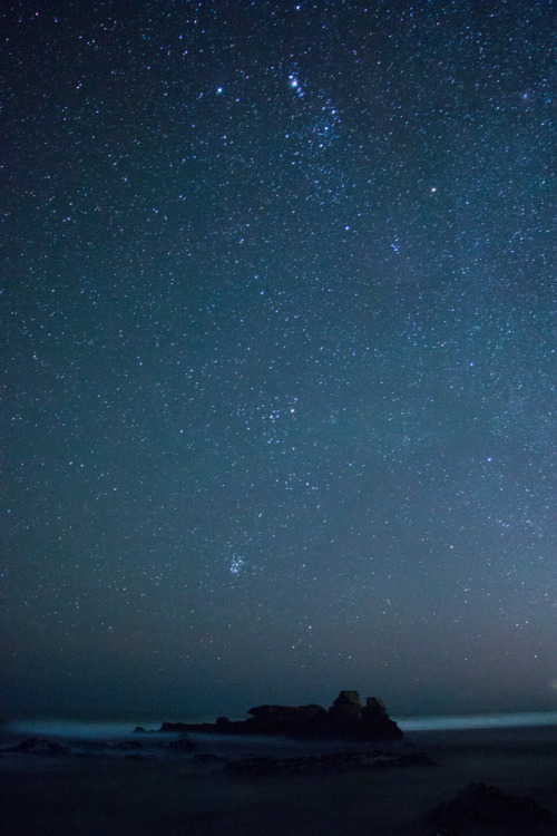 ultravioletalley-wavelasso:Orion, Taurus and Pleiades all in a row.