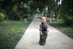 cultureincart:  The cute little monk in Xichan