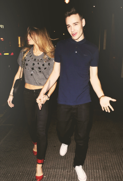 blamestyles:  Liam Payne and Danielle Peazer leaving Whisky Mist 