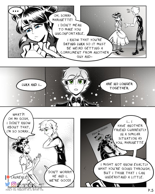 Masked Feelings Page 5 &amp; Page 6This Miraculous fancomic takes place 3 years after season 3. 