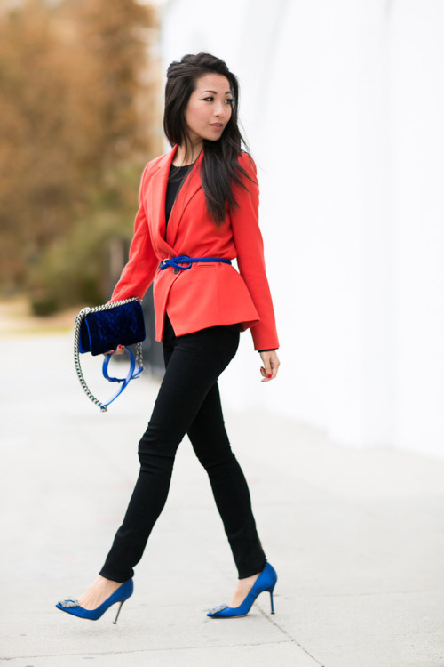 Complementary :: Autumn orange &amp; Blue accents asian from HeelsFetishism