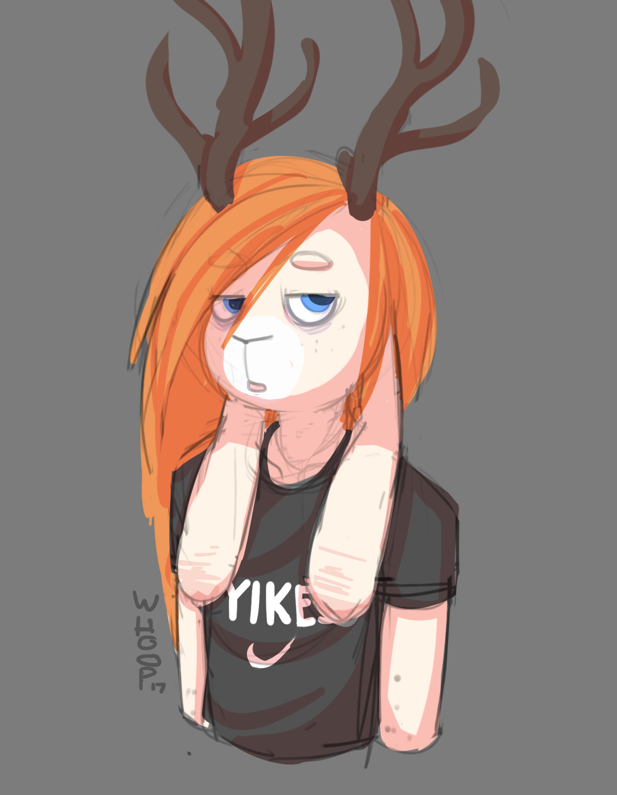 whoopscloplockbox:  Self portrait?