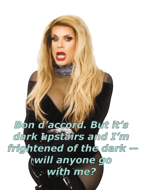 spookietrixie:Katya quoting the movie “Clue” (1985) in her UNHhhh intros