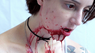 camdamage:  it’s fun to be a vampire (except for all the goths) | cam damage by self [more here] 