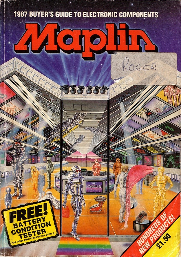 70sscifiart:Maplin catalogue covers, 1979-1990, via this Pinterest page dedicated