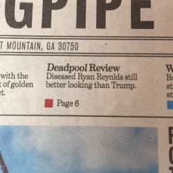 itscalledclara:  I don’t think I’ve read a better review synopsis of Deadpool. 